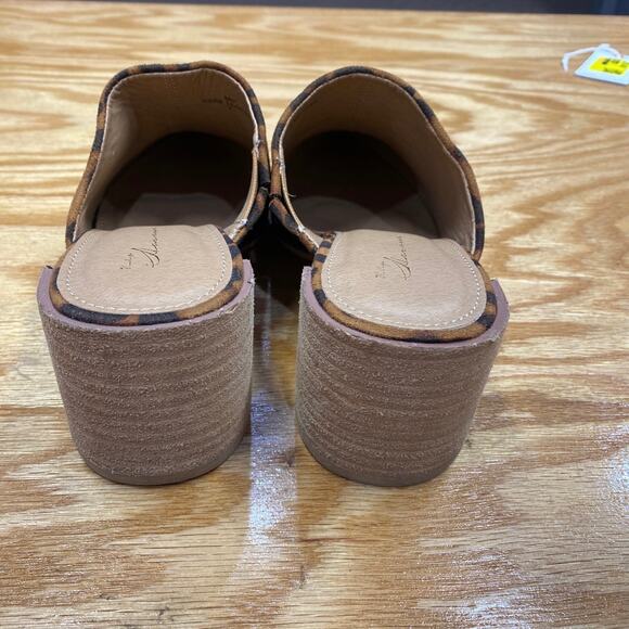 Vintage Havana Mel dark leopard mules size 7 (s26) - Picture 3 of 5